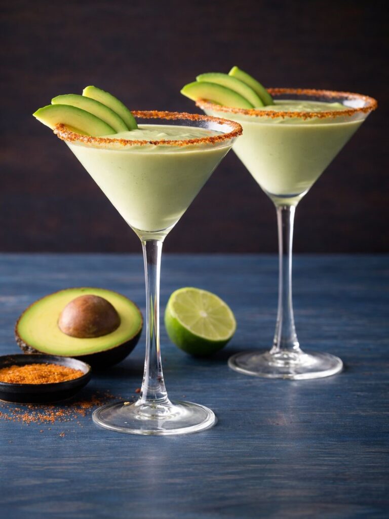 cocktail margarita de aguacate hass